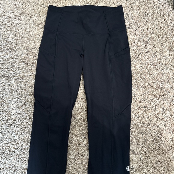 Lululemon Black High-Waisted Leggings - Picture 2 of 4